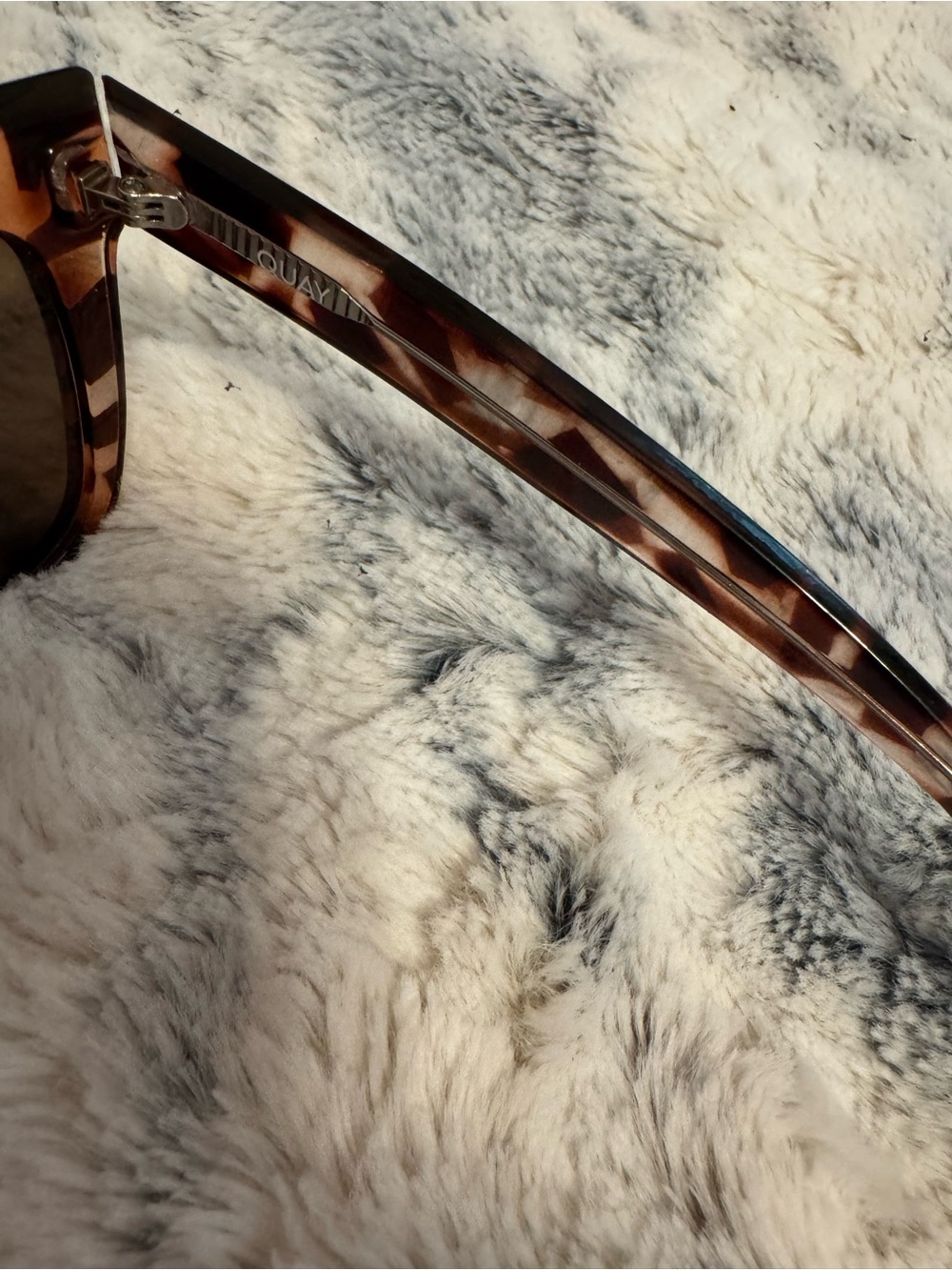 Quay Australia Tortoiseshell Brown Cat Eye Sunglasses - Picture 5 of 6